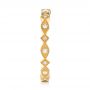 18k Yellow Gold Diamond Stackable Eternity Band - Side View -  101891 - Thumbnail