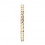 14k Yellow Gold 14k Yellow Gold Diamond Stackable Eternity Band - Side View -  101908 - Thumbnail