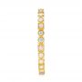 14k Yellow Gold 14k Yellow Gold Diamond Stackable Eternity Band - Side View -  101924 - Thumbnail