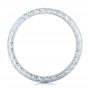 18k White Gold 18k White Gold Hand Engraved Wedding Band - Front View -  103462 - Thumbnail