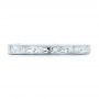  Platinum Platinum Hand Engraved Wedding Band - Top View -  102438 - Thumbnail