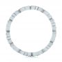 14k White Gold 14k White Gold Organic Diamond Stackable Eternity Band - Front View -  101901 - Thumbnail
