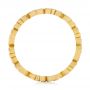 14k Yellow Gold 14k Yellow Gold Organic Diamond Stackable Eternity Band - Front View -  101901 - Thumbnail