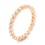 18k Rose Gold Stackable Diamond Eternity Band