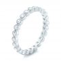 18k White Gold Stackable Diamond Eternity Band