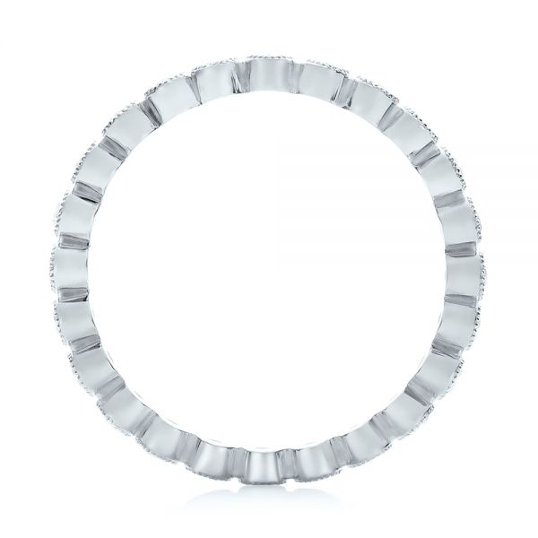 Platinum Platinum Stackable Diamond Eternity Band - Front View - 101906