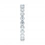  Platinum Platinum Stackable Diamond Eternity Band - Side View -  101906 - Thumbnail