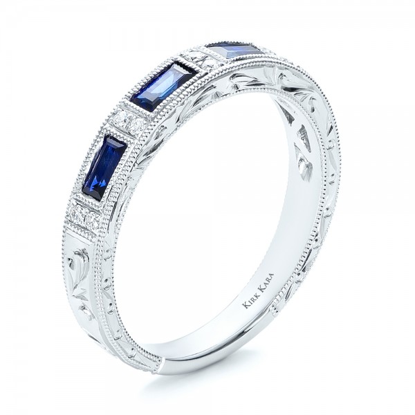 ... wedding rings blue sapphire wedding band with matching engagement ring