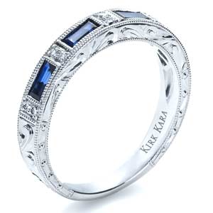 Wedding Rings-Blue Sapphire Wedding Band with Matching Engagement Ring ... Wedding Rings-Blue Sapphire Wedding Band with Matching Engagement Ring ...