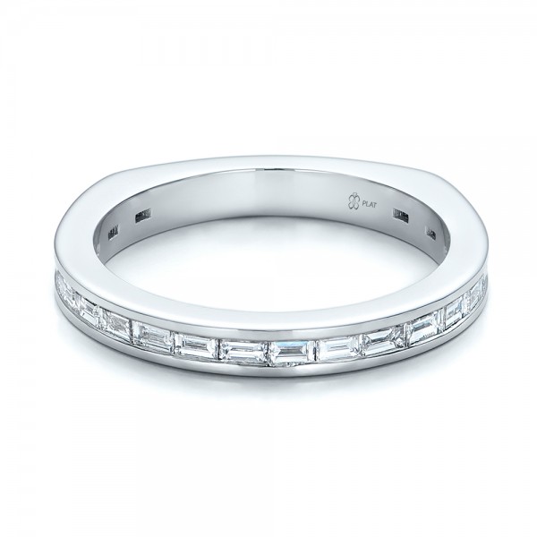 ... Wedding Rings âº Custom Channel Set Baguette Diamond Wedding Band