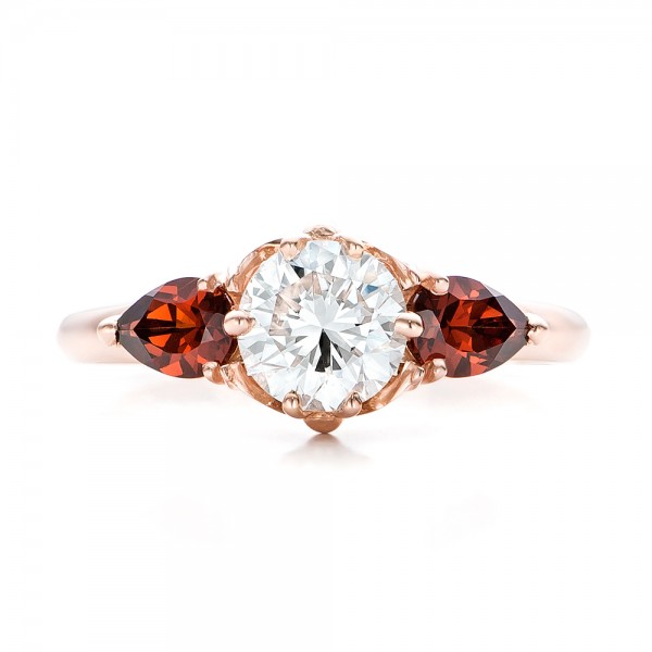 Custom and Diamond Engagement Ring 101156 Bellevue Seattle