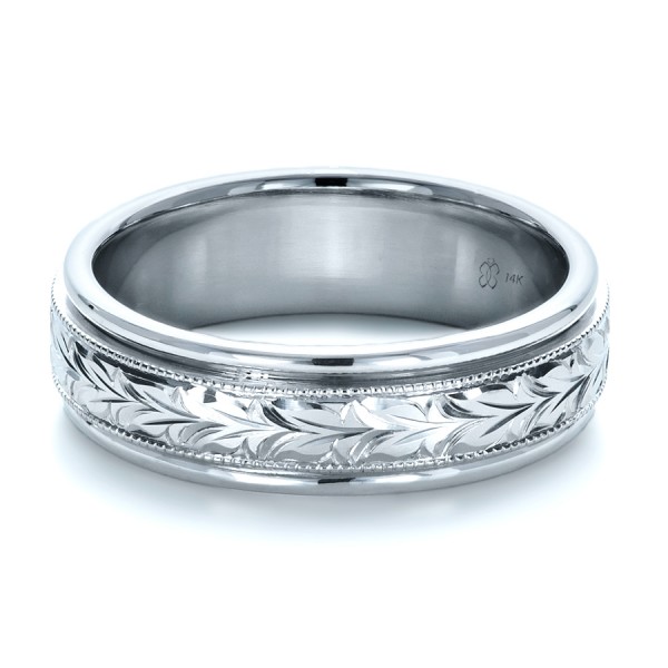 Custom Hand Engraved Wedding Band