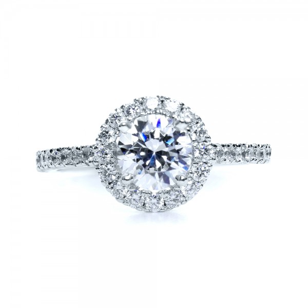 Diamond Halo Engagement Ring