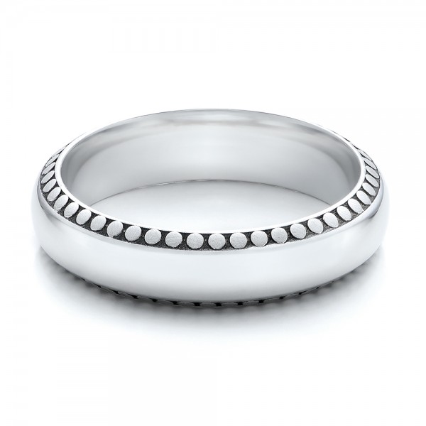 Men's Engraved Wedding Band