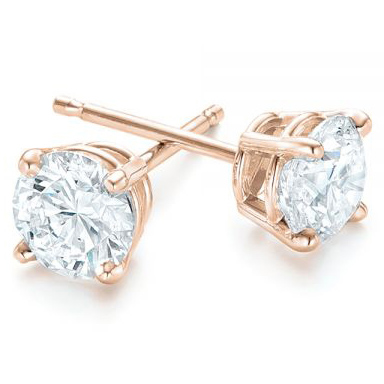 natural diamond stud earrings