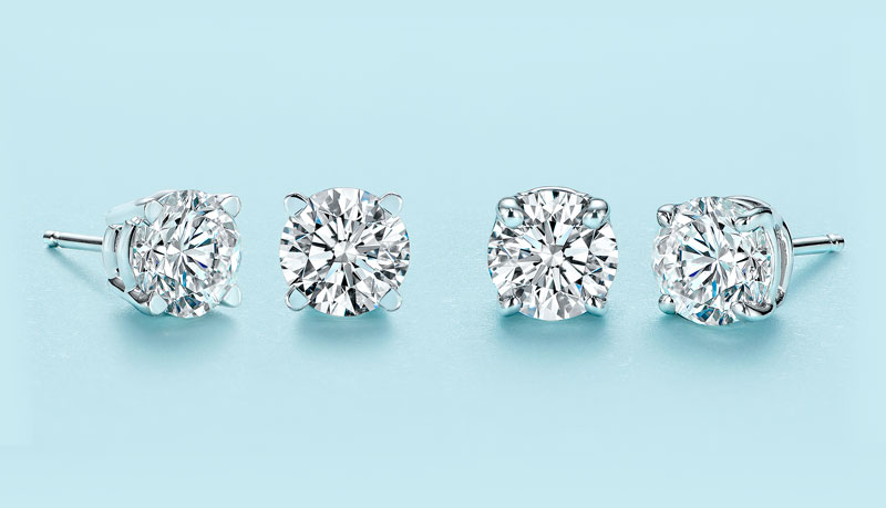 Tillie - Natural Diamond Stud Earrings