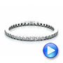 14k White Gold 14k White Gold Women's Bezel Set Diamond Eternity Band - Video -  100136 - Thumbnail