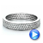  Platinum Platinum Women's Pave Diamond Eternity Band - Video -  100147 - Thumbnail