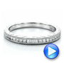  Platinum Channel Set Diamond Band With Matching Engagement Ring - Kirk Kara - Video -  100217 - Thumbnail