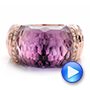 Fancy Cut Amethyst And Diamond Ring - Video -  100457 - Thumbnail