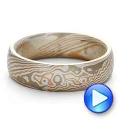 Men's Mokume Band - Video -  100593 - Thumbnail