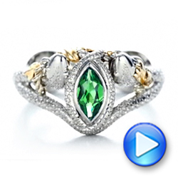  Platinum And Platinum Platinum And Platinum Custom Ring Of Barahir - Video -  101867 - Thumbnail