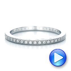  Platinum Platinum Diamond Stackable Eternity Band - Video -  101895 - Thumbnail