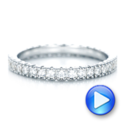  Platinum Platinum Diamond Stackable Eternity Band - Video -  101933 - Thumbnail