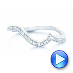  Platinum Platinum Diamond Wedding Band - Video -  102232 - Thumbnail