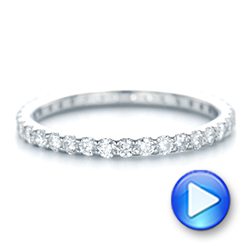  Platinum Platinum Diamond Eternity Wedding Band - Video -  102764 - Thumbnail