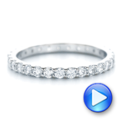  Platinum Platinum Diamond Eternity Wedding Band - Video -  102765 - Thumbnail