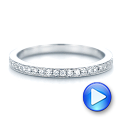  Platinum Platinum Diamond Eternity Wedding Band - Video -  102818 - Thumbnail