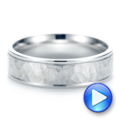  Platinum Platinum Men's Wedding Band - Video -  103027 - Thumbnail