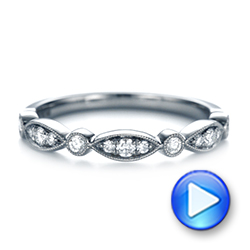  Platinum Platinum Women's Diamond Wedding Band - Video -  103073 - Thumbnail