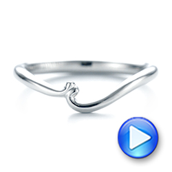  Platinum Custom Wedding Band - Video -  103451 - Thumbnail