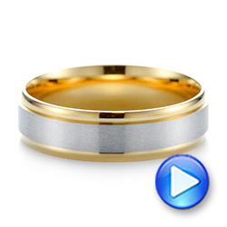 Men's Wedding Ring - Video -  103790 - Thumbnail