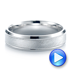 Men's Wedding Ring - Video -  103804 - Thumbnail