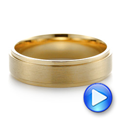 Men's Wedding Ring - Video -  103805 - Thumbnail