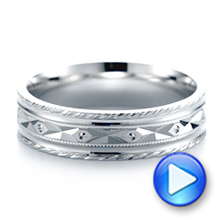 Men's Wedding Ring - Video -  103806 - Thumbnail