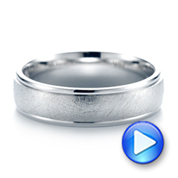 Men's Wedding Ring - Video -  103808 - Thumbnail