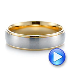 Men's Wedding Ring - Video -  103811 - Thumbnail