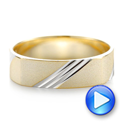 Men's Wedding Ring - Video -  103812 - Thumbnail