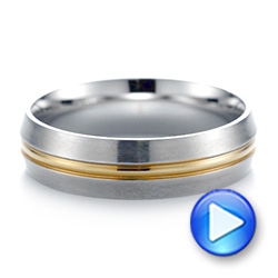Men's Wedding Ring - Video -  103822 - Thumbnail