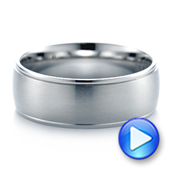 Men's Wedding Ring - Video -  103945 - Thumbnail