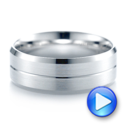 Men's Wedding Ring - Video -  103954 - Thumbnail