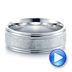 Men's Wedding Ring - Video -  103955 - Thumbnail