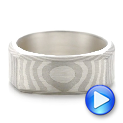 Custom Squared Mokume Pattern Ring - Video -  103985 - Thumbnail