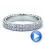  Platinum Custom Diamond Eternity Band - Video -  1392 - Thumbnail