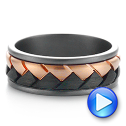 Tantalum Carbon Fiber Ring - Video -  106942 - Thumbnail