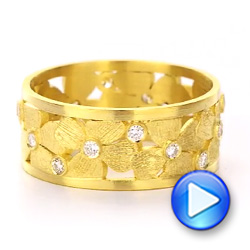 Floral Eternity Fashion Ring - Video -  107250 - Thumbnail